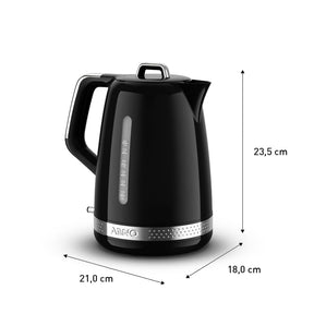 Kit Cafeteira, Chaleira e Torradeira Soleil Preta