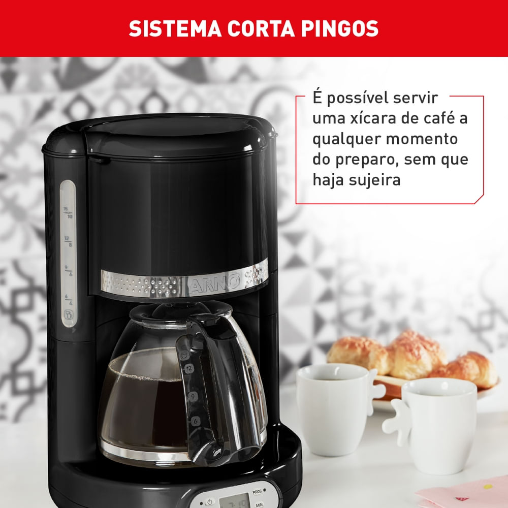 Kit Cafeteira, Chaleira e Torradeira Soleil Preta