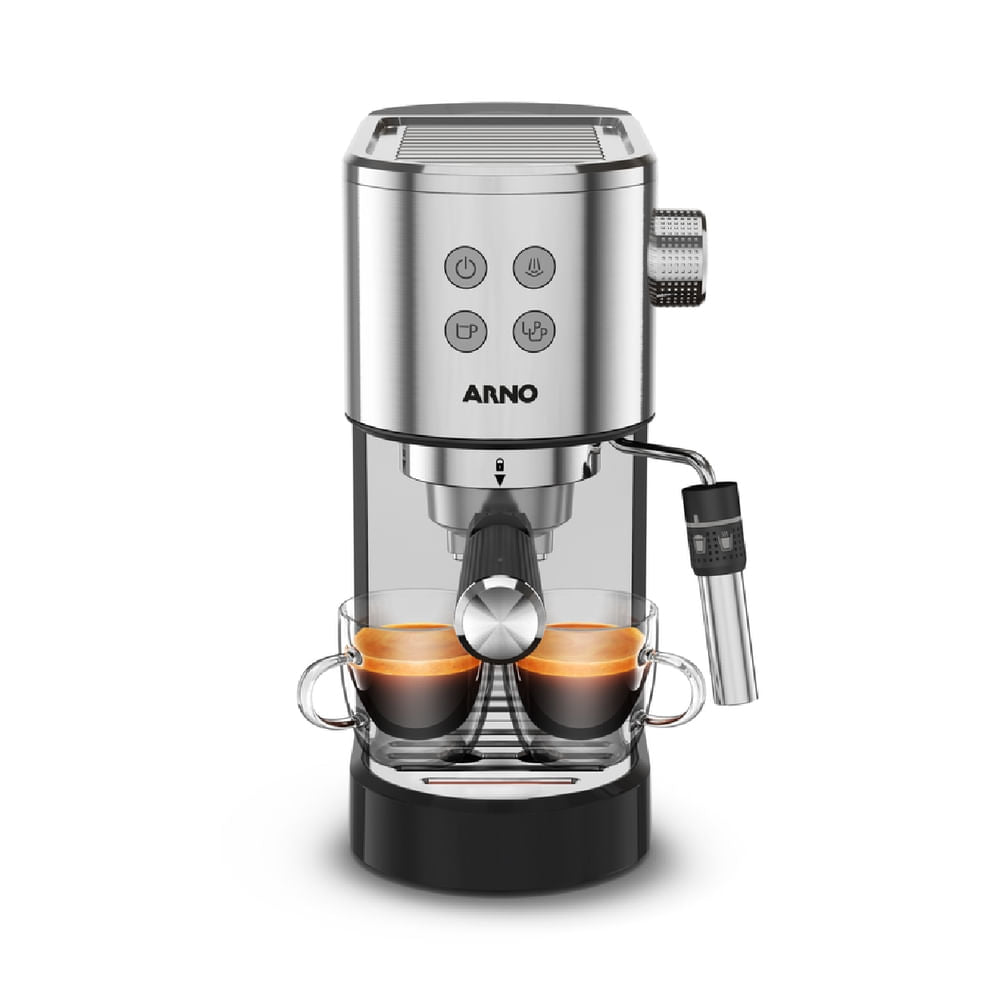 Cafeteira Elétrica Arno Espresso Steam e Pump Inox 1L CESP