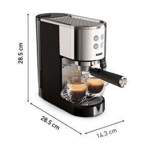Cafeteira Elétrica Arno Espresso Steam e Pump Inox 1L CESP