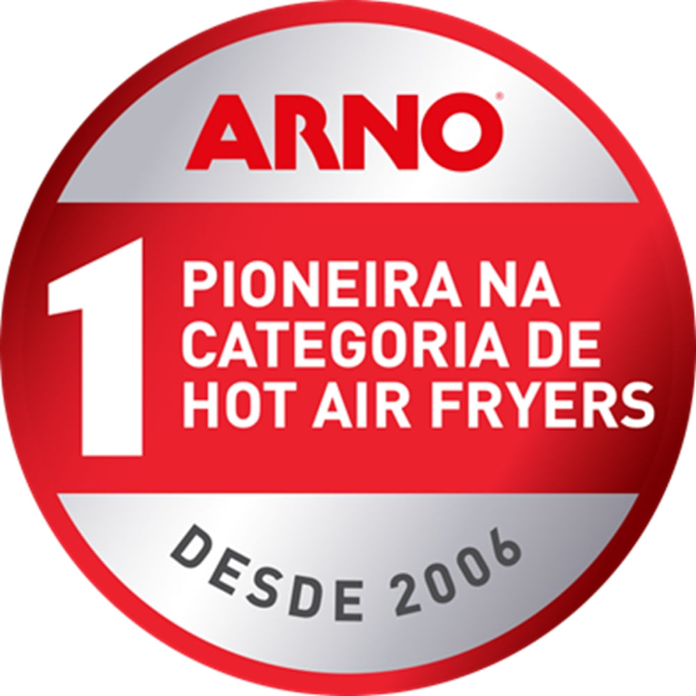 Fritadeira Air Fryer Arno Airfry & Grill Expert 6,5L Inox AFD6
