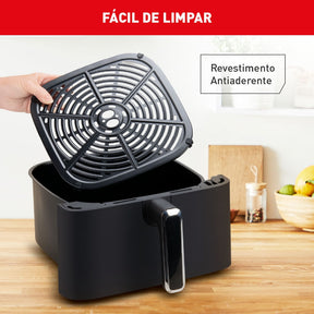 Fritadeira Air Fryer Arno Mega Mecânica 7,5L Preta AFM7