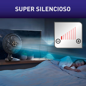 Ventilador de Mesa 40cm Arno X-TREME 9 4 Vel 160W VE94