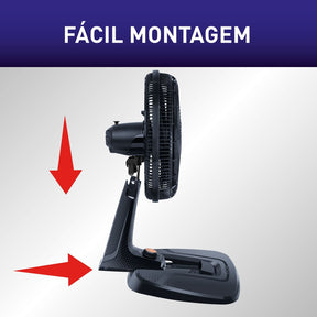 Ventilador de Mesa 40cm Arno X-TREME 9 4 Vel 160W VE94