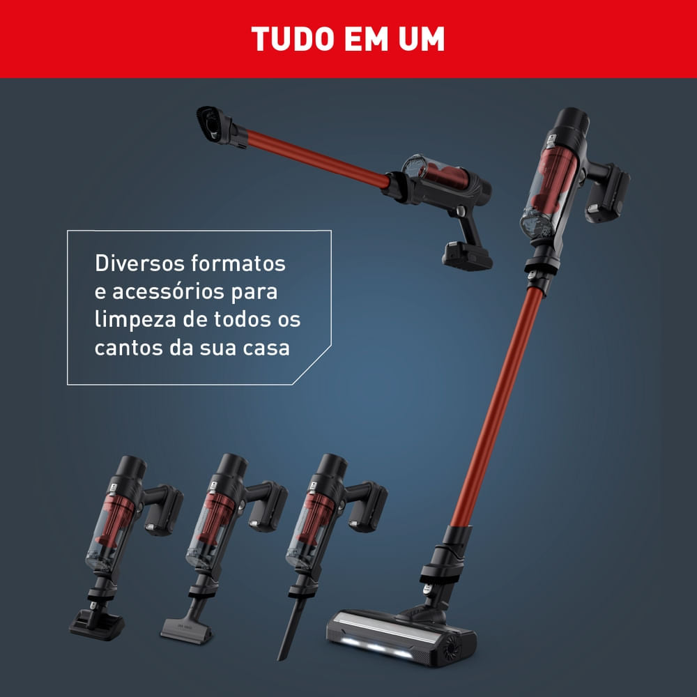 Aspirador de Pó Sem Fio Arno X-PERT 7.60 RH6A