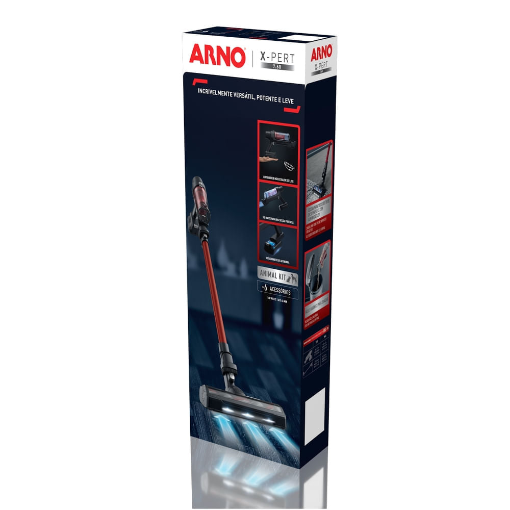 Aspirador de Pó Sem Fio Arno X-PERT 7.60 RH6A