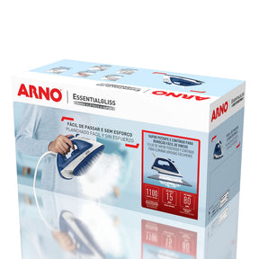 Ferro a Vapor Essentialgliss Azul com Base Antiaderente FEA1