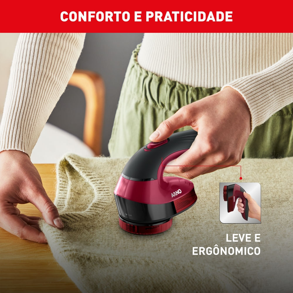 Papa Bolinhas e Fiapos Arno Vermelho e Preto PBVM