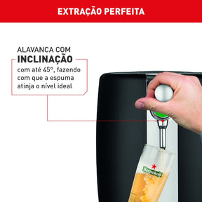 Chopeira Elétrica Heineken Beertender Krups com Capacidade de 5 Litros Preta B101