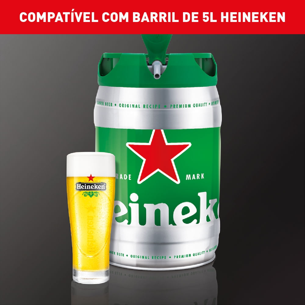 Chopeira Elétrica Heineken Beertender Krups com Capacidade de 5 Litros Preta B101
