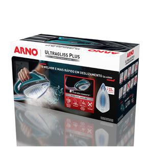 Ferro a Vapor Arno Ultragliss Plus com Base Durilium Airglide FMY