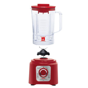 Multiprocessador de alimentos Arno Multichef 7 em 1 700W Limpa Fácil com Lâminas Removíveis Jarra de 3,1L Vermelho MP76