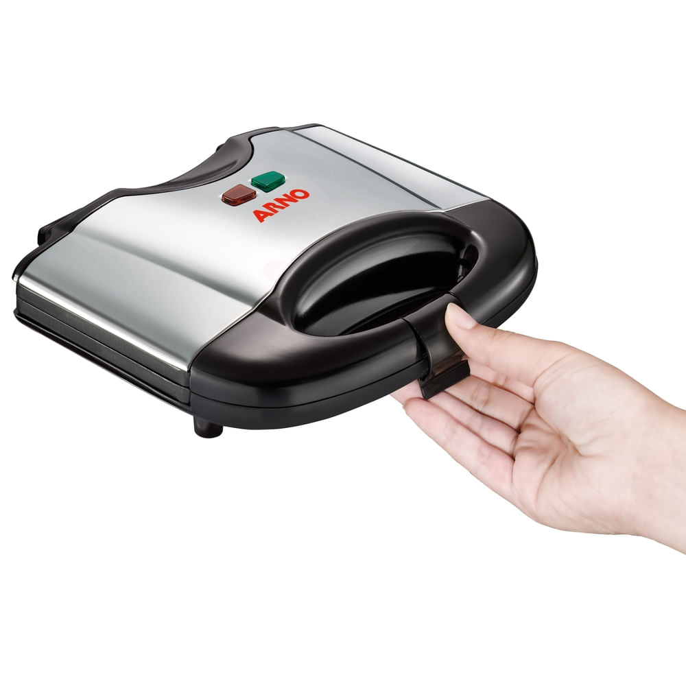 Sanduicheira Arno Inox Compacta com Placas Antiaderentes SACS