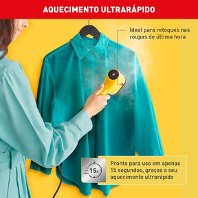 Vaporizador Arno Pure Pop Amarelo, Higieniza, HS26