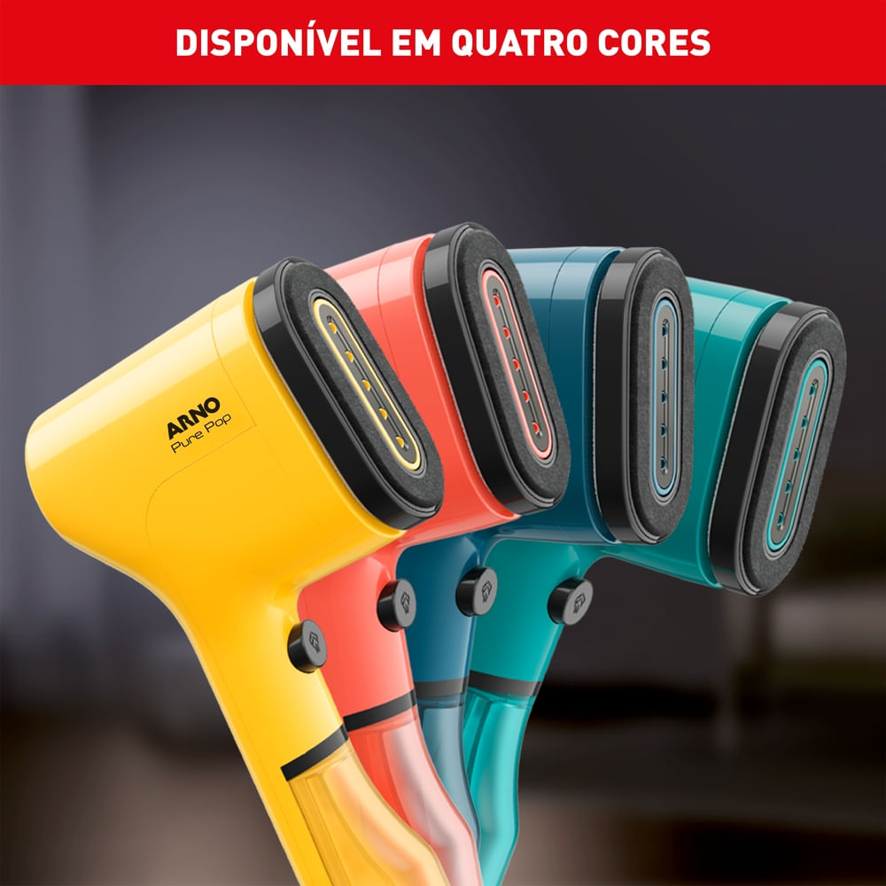 Vaporizador Arno Pure Pop Amarelo, Higieniza, HS26