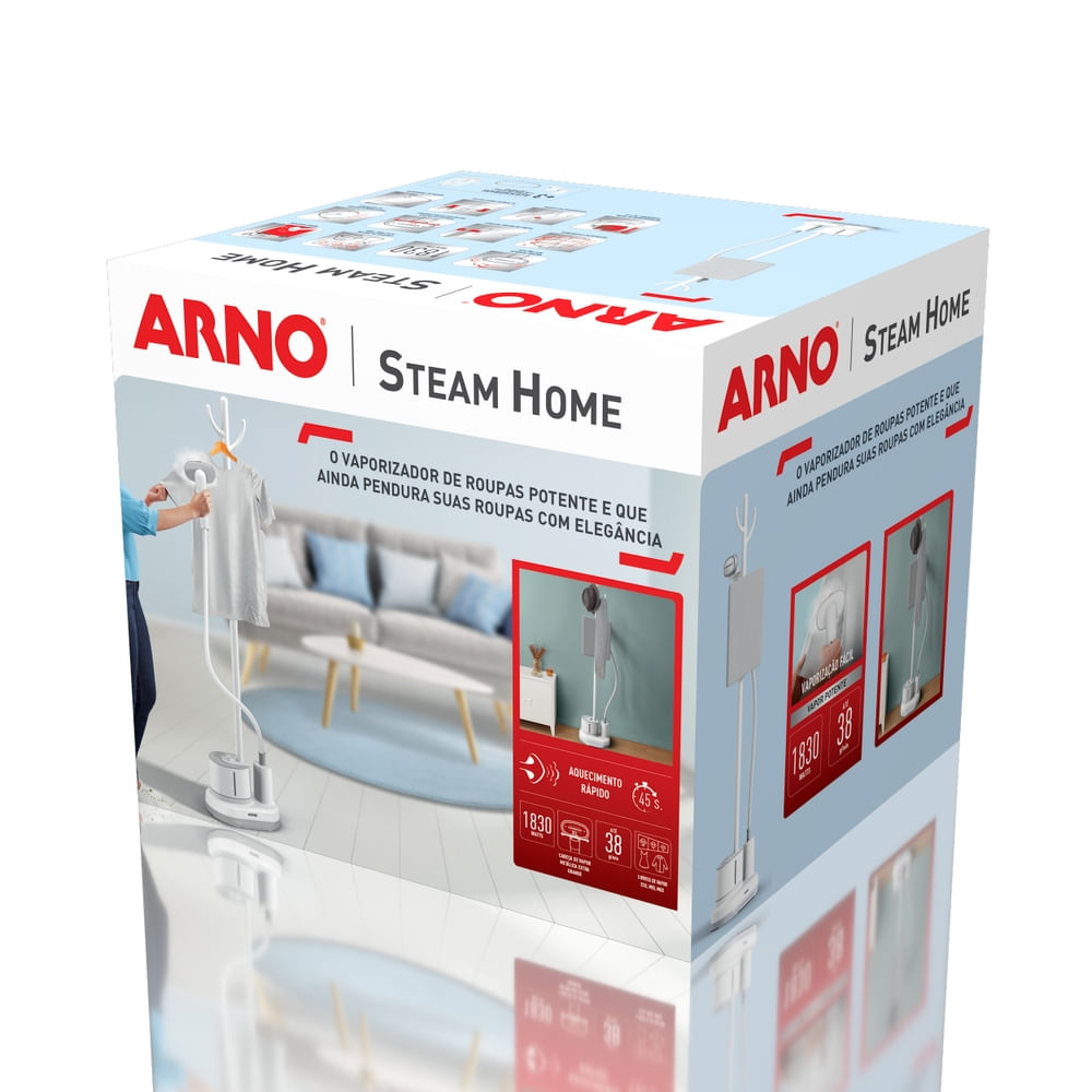 Passadeira a Vapor Arno Steam Home, Vaporizador, Higieniza, US32
