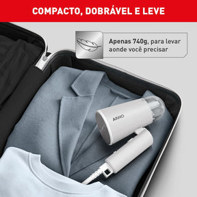 Vaporizador Arno Steam Travel, Dobrável e Portátil HS11