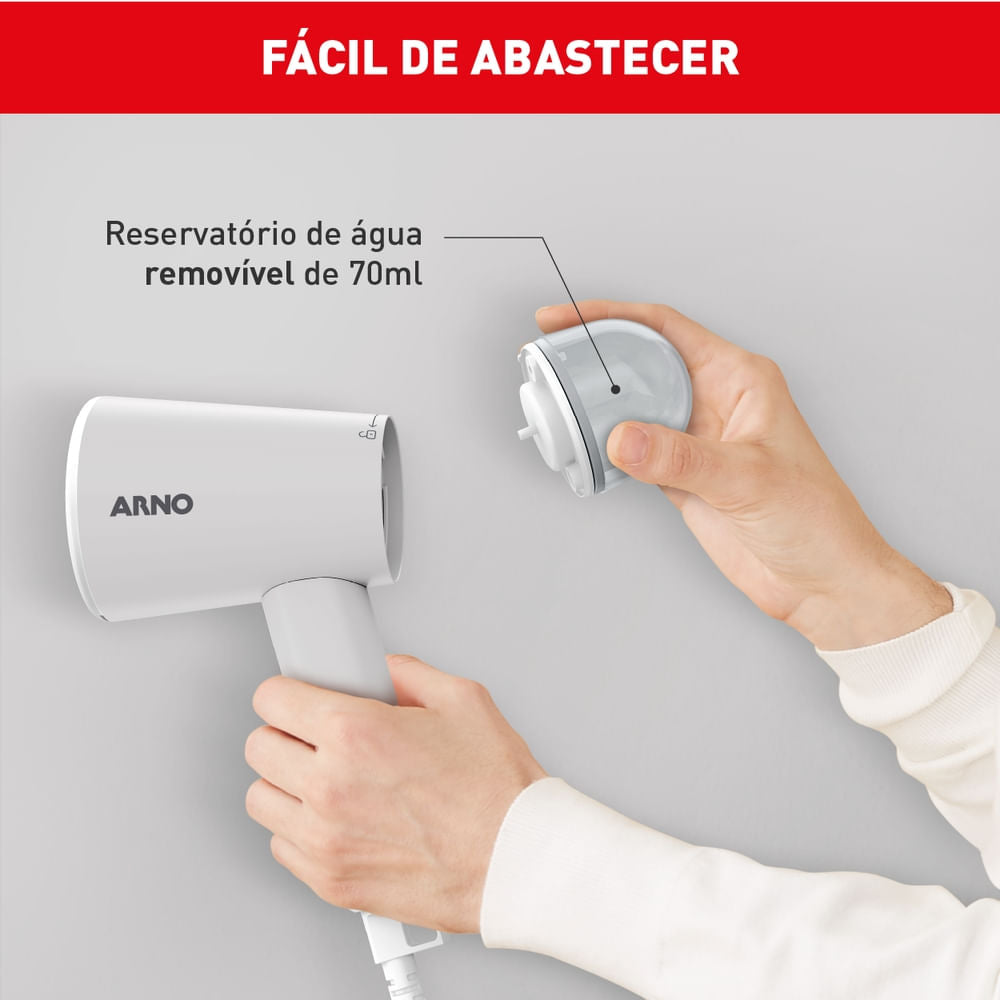 Vaporizador Arno Steam Travel, Dobrável e Portátil HS11