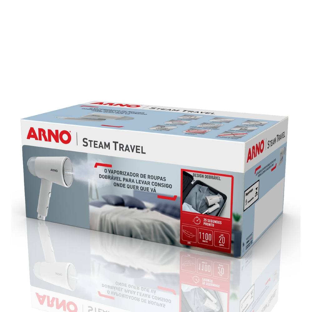 Vaporizador Arno Steam Travel, Dobrável e Portátil HS11