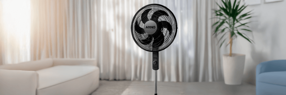 Ventilador de Coluna Arno Essential 40cm, 6 PÁS 140W VE2C