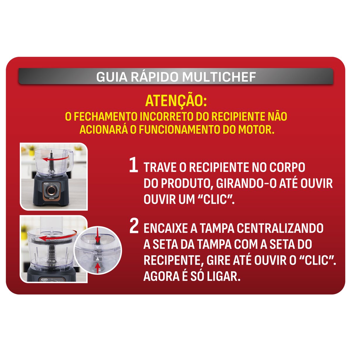 Multiprocessador Arno 700W 24 Funções Preto MP72