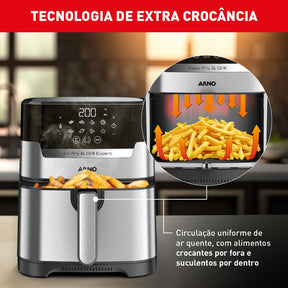 Kit Petisco e Chope: Airfryer Expert, Faca, Chopeira