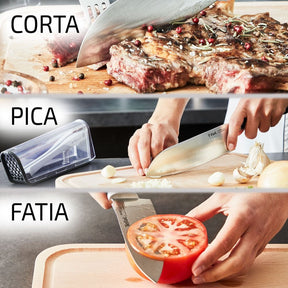 Kit Petisco e Chope: Airfryer Expert, Faca, Chopeira