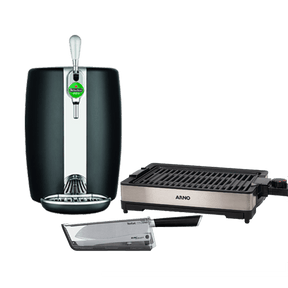 Kit Churrasco 1: Churrasqueira Elétrica, Faca, Chopeira