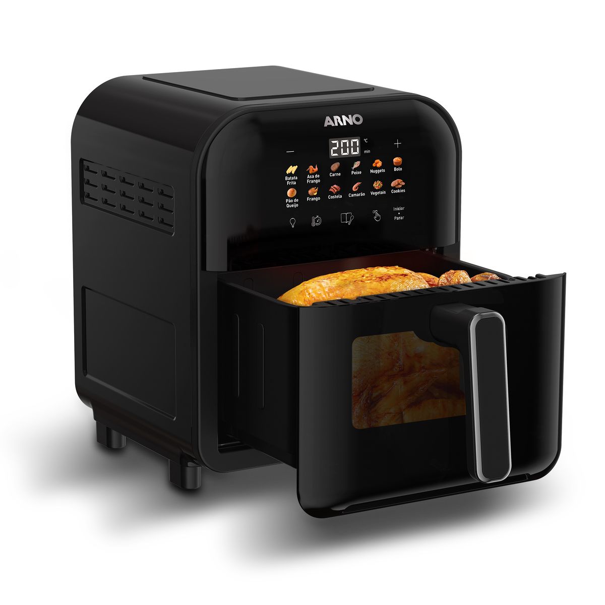 Fritadeira Air Fryer Arno Easy Fry Turbo 6L Preta AFI6