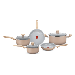 Jogo de Panelas Rochedo Ceramic Light Sand 5 peças