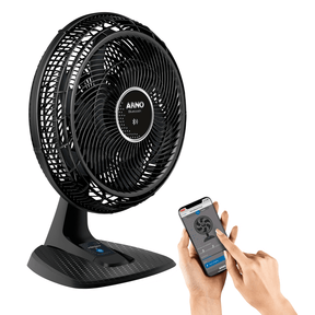Ventilador de Mesa 40cm Arno Bluetooth, 6 PÁS, 126W VDBT